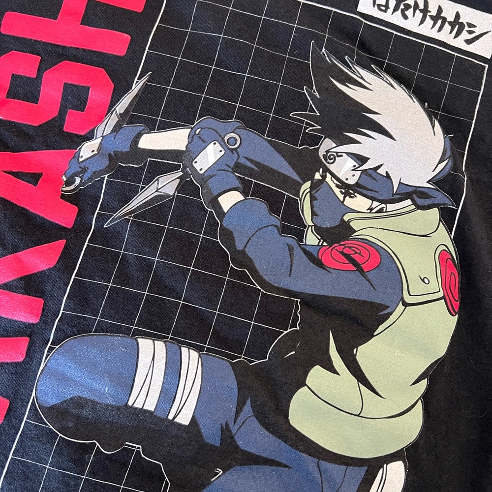 Naruto Anime Graphic T-Shirt - Kakashi